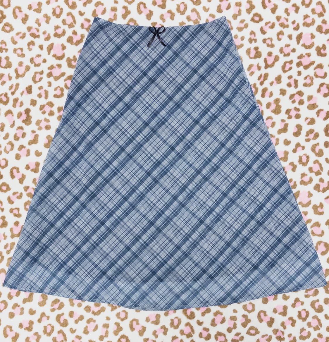 빈티지 체크 스커트 상품이미지1