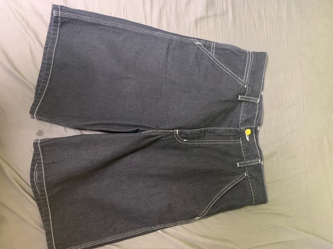 칼하트 wip 심플 쇼츠 블랙 상품이미지4