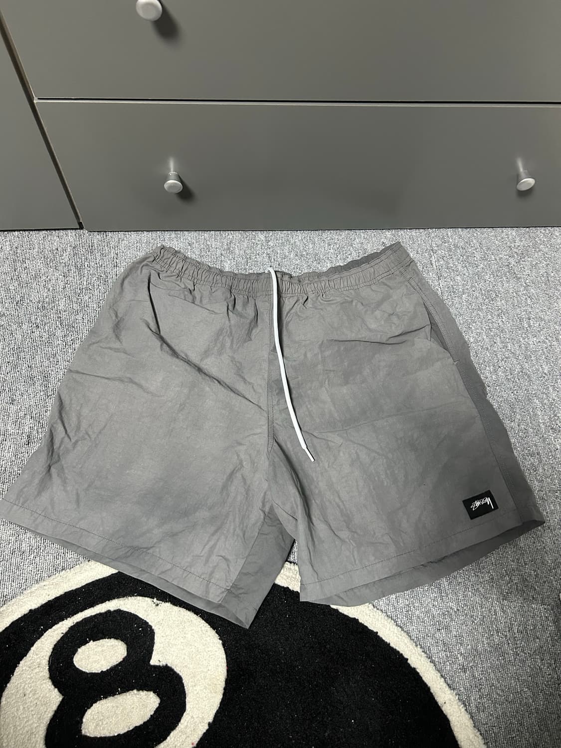 스투시 웨이브 다이 비치 쉘 자켓 그레이+스투시 웨이브 다이 나일론 쇼츠 상품이미지3