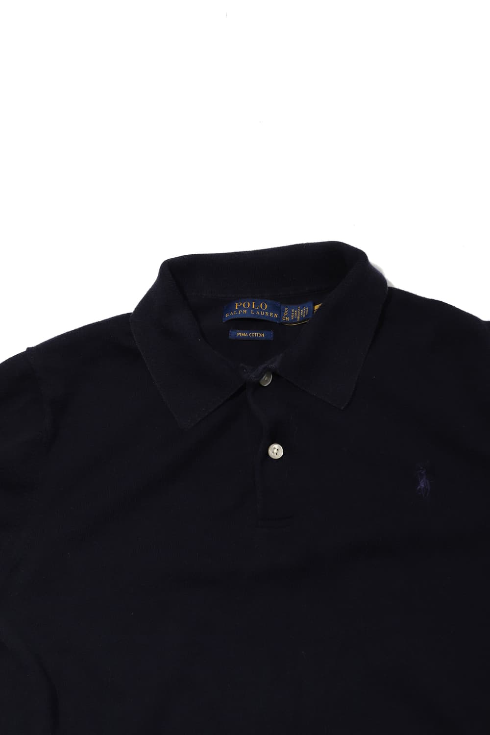 폴로 랄프로렌 다크네이비 피마 코튼 폴로 카라티 women S 상품이미지3