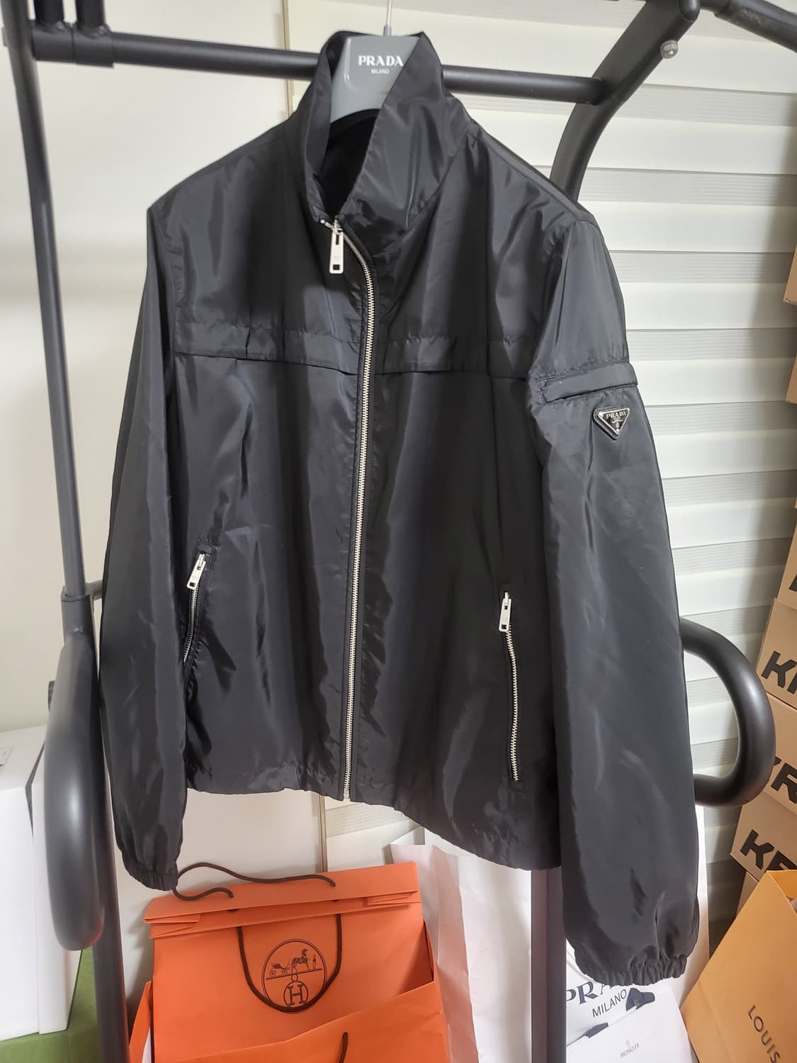 22SS 프라다 리나일론 바람막이 자켓 50 상품이미지1