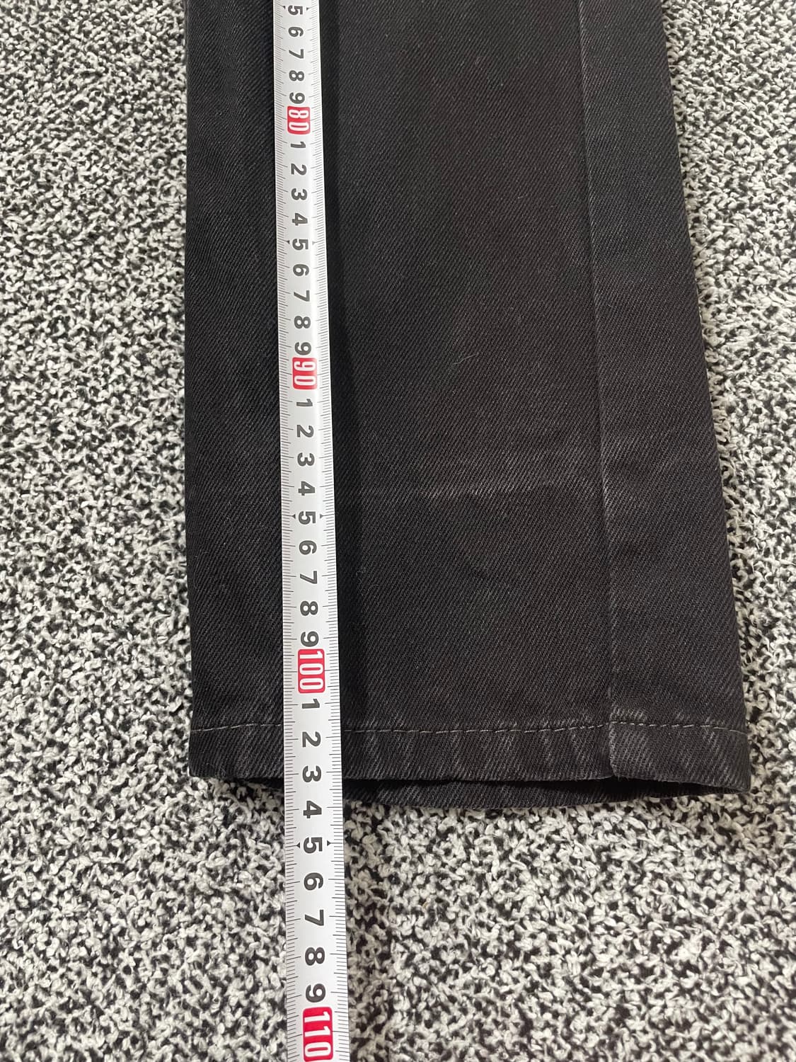 빈티지9. 리바이스 505 흑청 스트레이트핏 청바지 상품이미지4