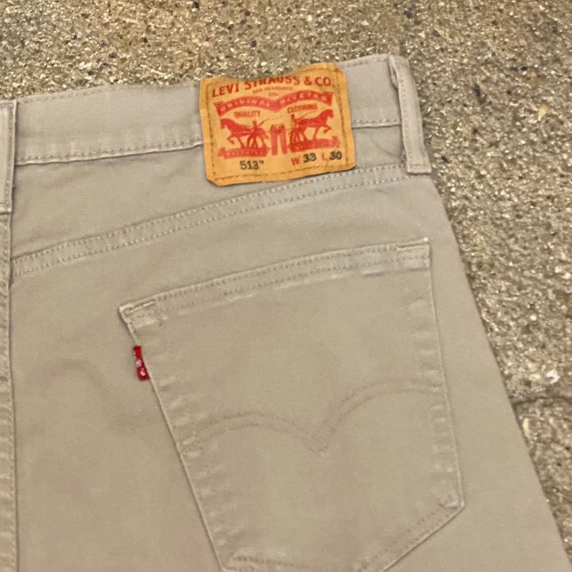 빈티지 리바이스 513 베이지진 청바지 상품이미지8