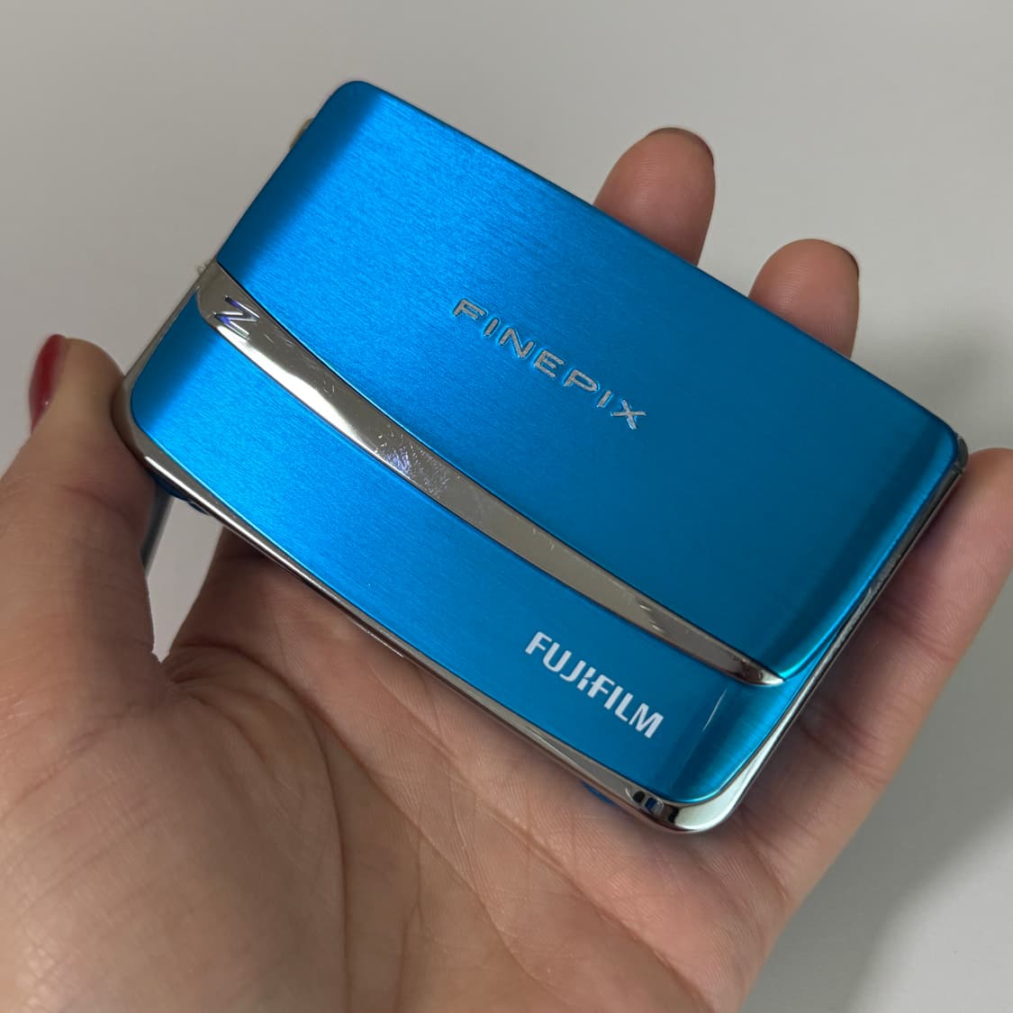 후지필름 파인픽스 z70 빈티지 디카 디지털카메라 블루 상품이미지2