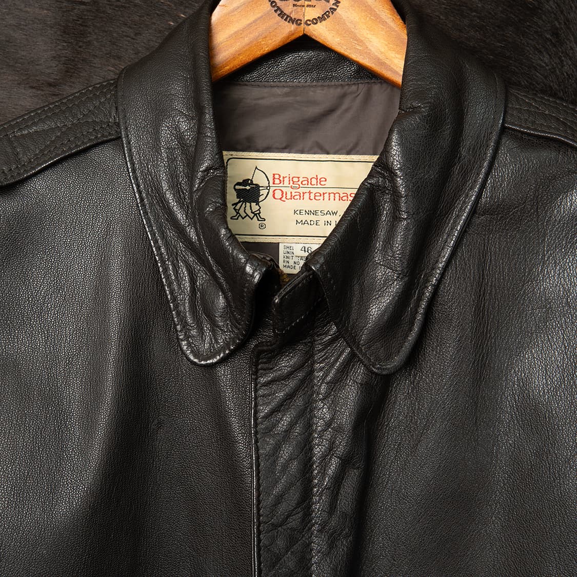[115] 70s Brigade 고트스킨 A-2 레더 플라이트 자켓  상품이미지2