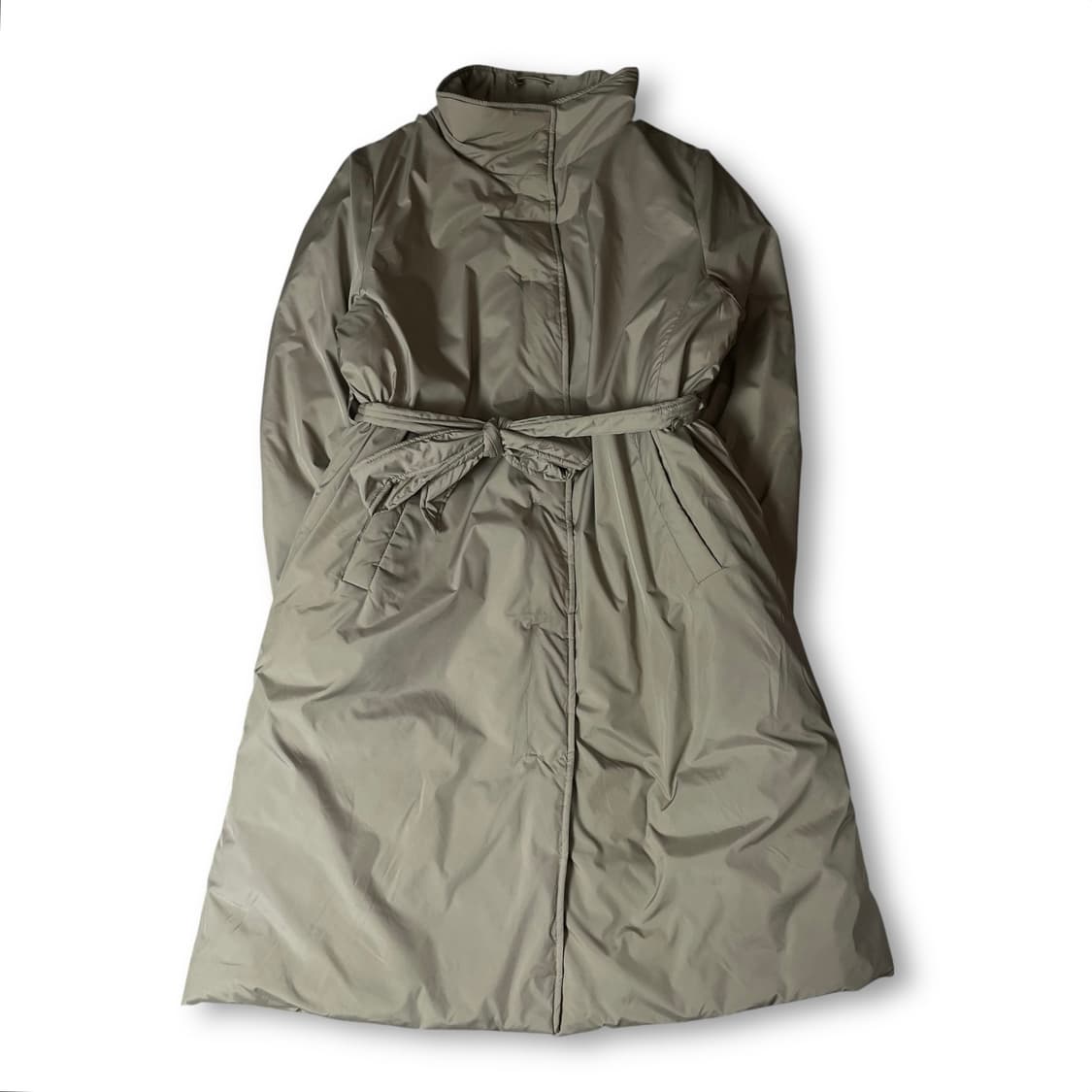 지베르니 폴리 카키 롱 경량 패딩 100 상품이미지1