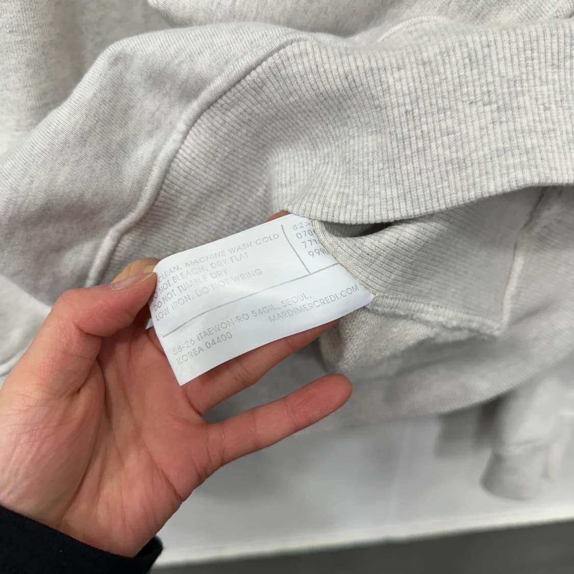 마르디 메크르디 맨투맨 상품이미지5