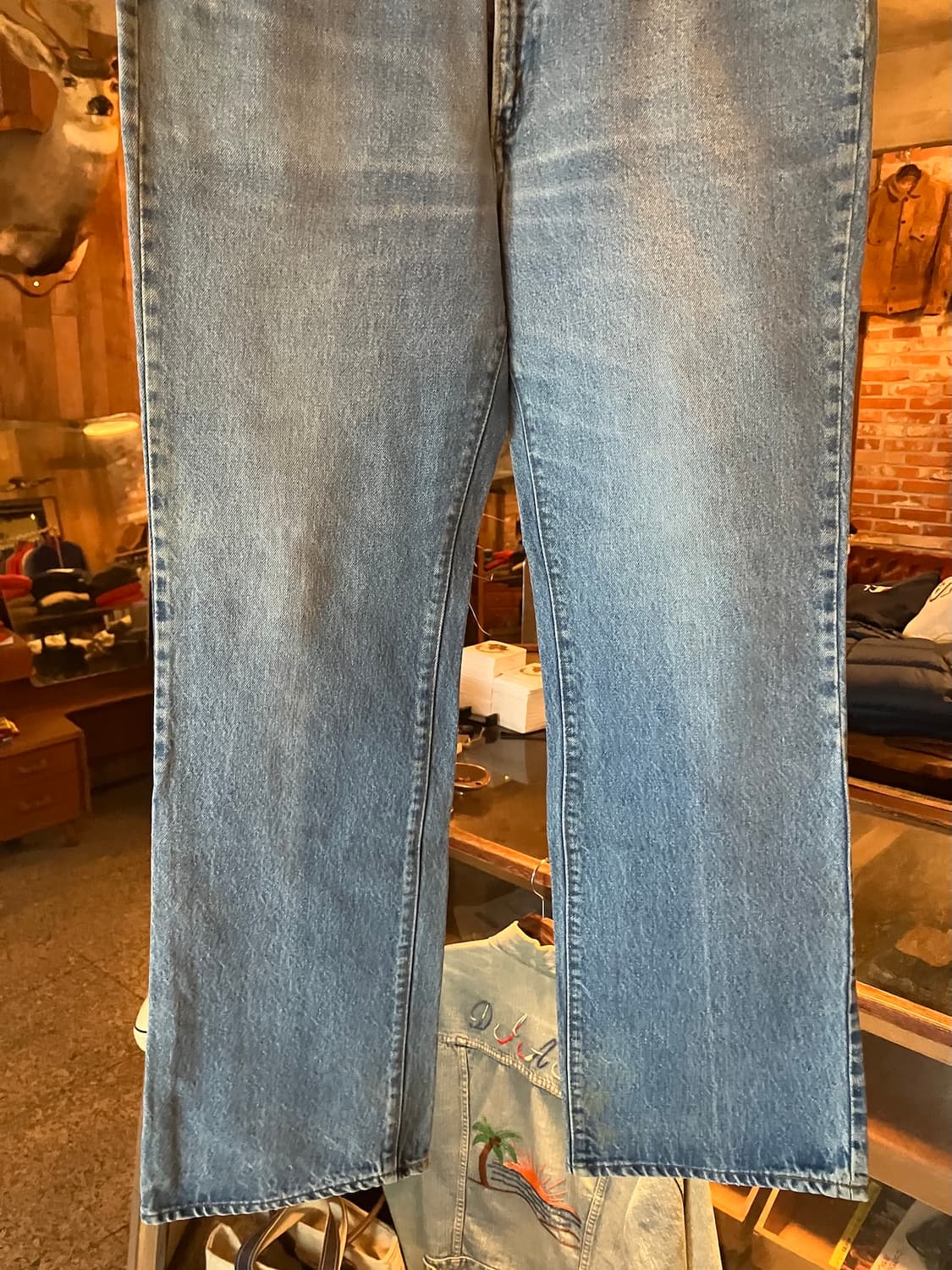 80s USA 빈티지 리바이스 517 부츠컷 데님 팬츠 상품이미지4