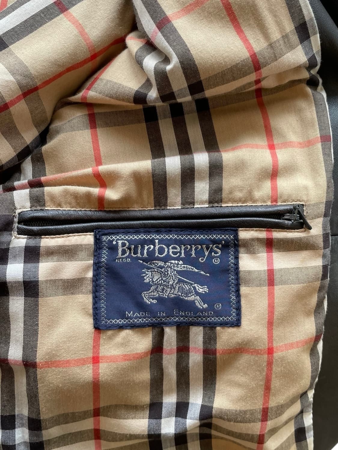 Burberry leather jacket 상품이미지5