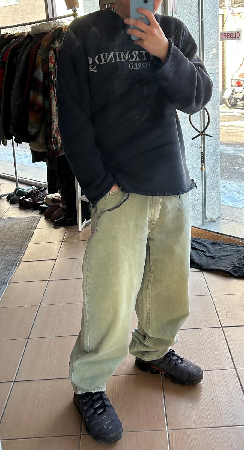 90‘s USA 리바이스 실버탭 루즈 36in 상품이미지10