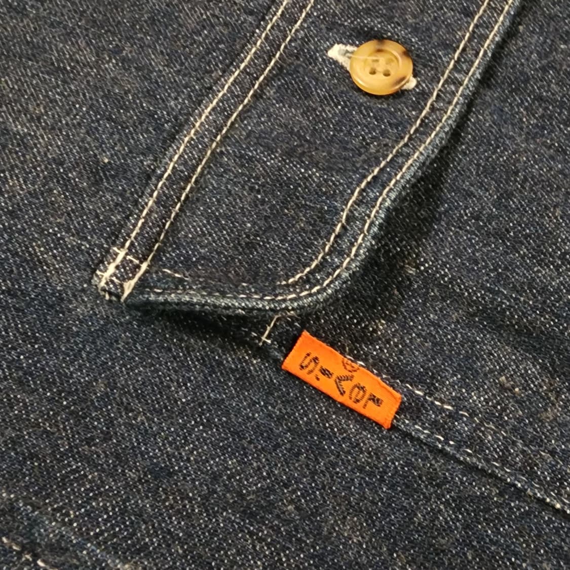 90s 제작 리바이스 오렌지탭 데님셔츠 상품이미지5