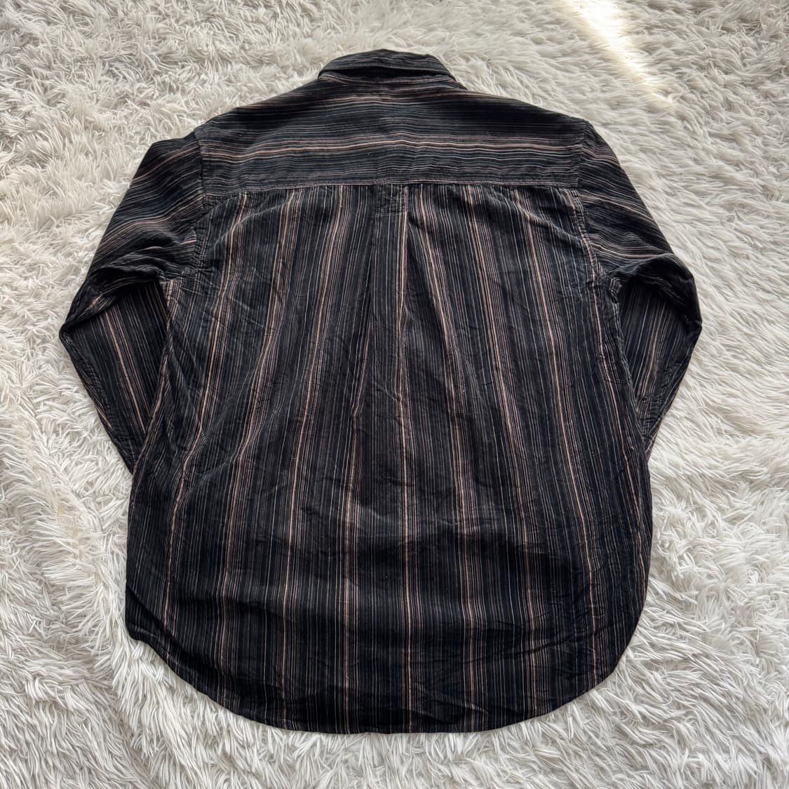 KANSAI 일본빈티지 벨벳셔츠 y2k 빈티지셔츠 남여공용셔츠 m 100 상품이미지3