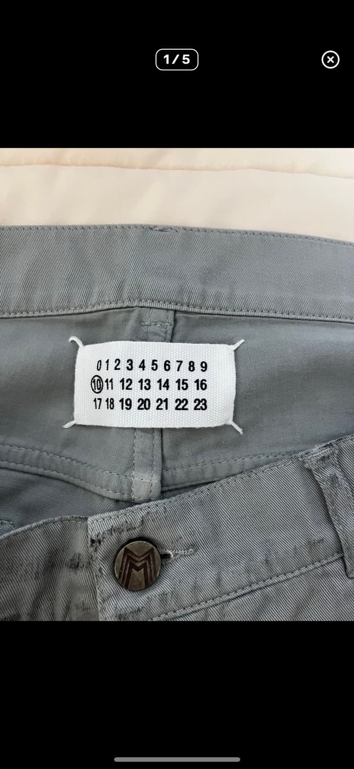 48size 마르지엘라 페인팅 팬츠 상품이미지1