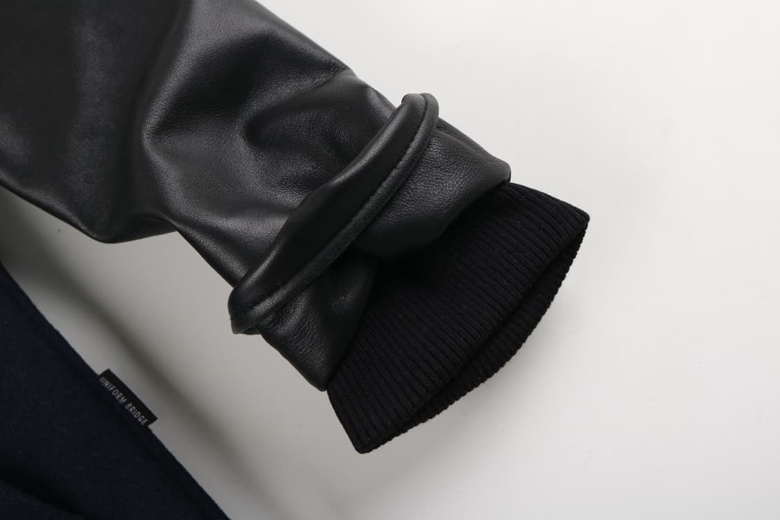 [L] 유니폼브릿지 양가죽 스타디움 자켓 상품이미지2