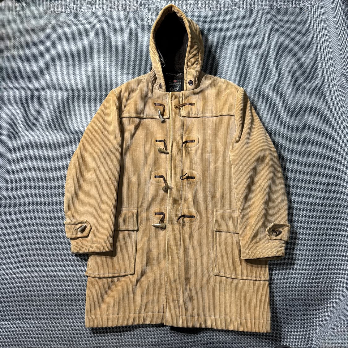 80s 글로버올 코듀로이 더플 코트 (old-8441) 상품이미지1