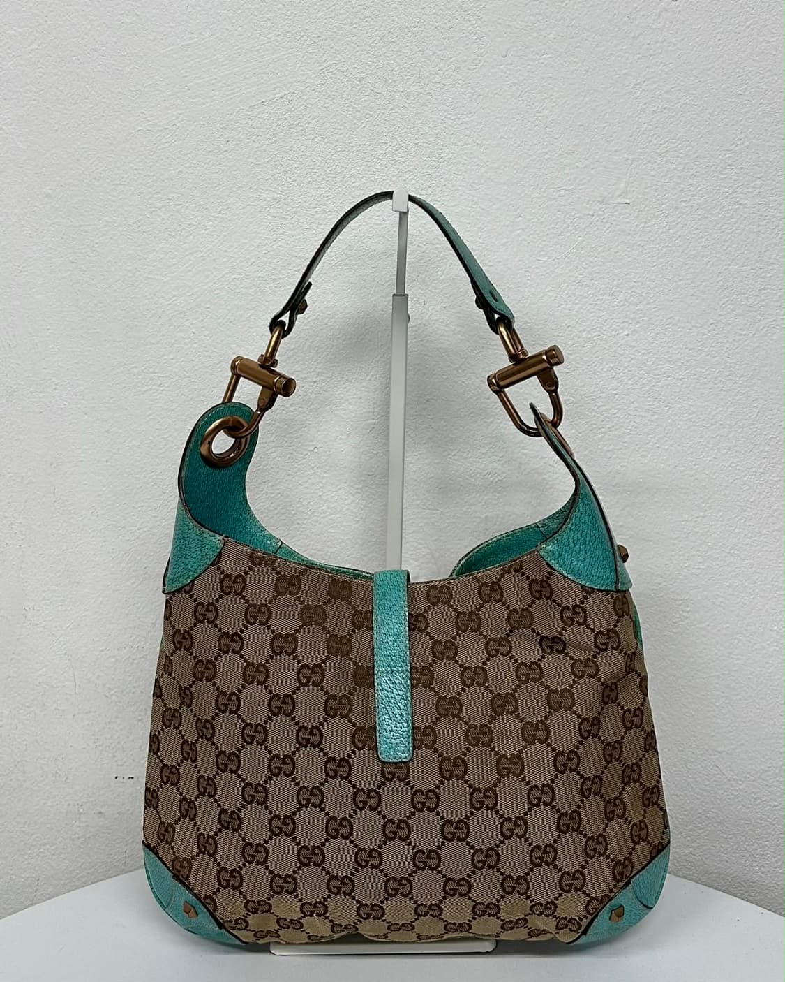 구찌 GG 캔버스 뱀부 호보 숄더 & 토트백 상품이미지4