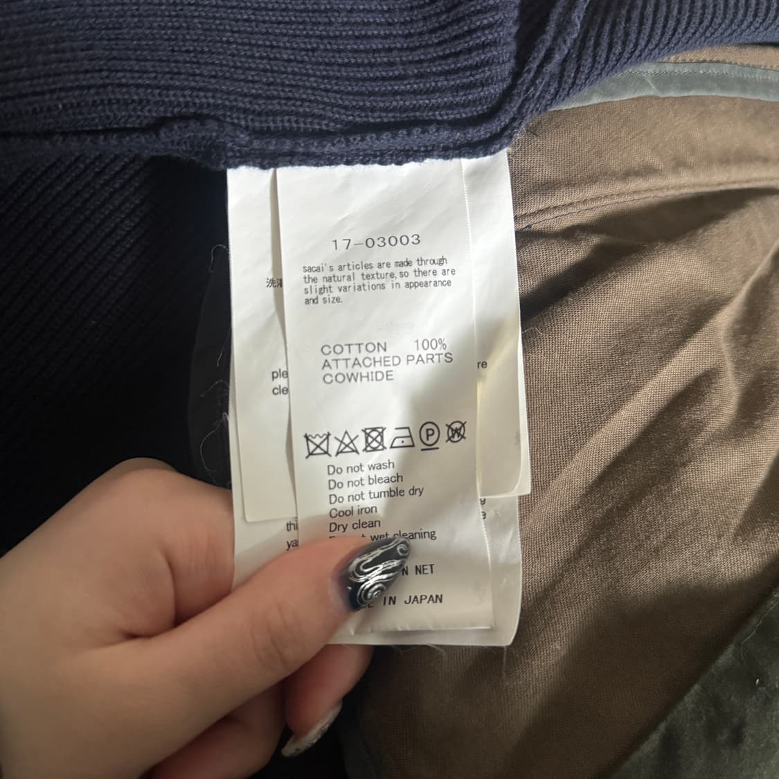 사카이 더블 트렌치 코트 상품이미지5