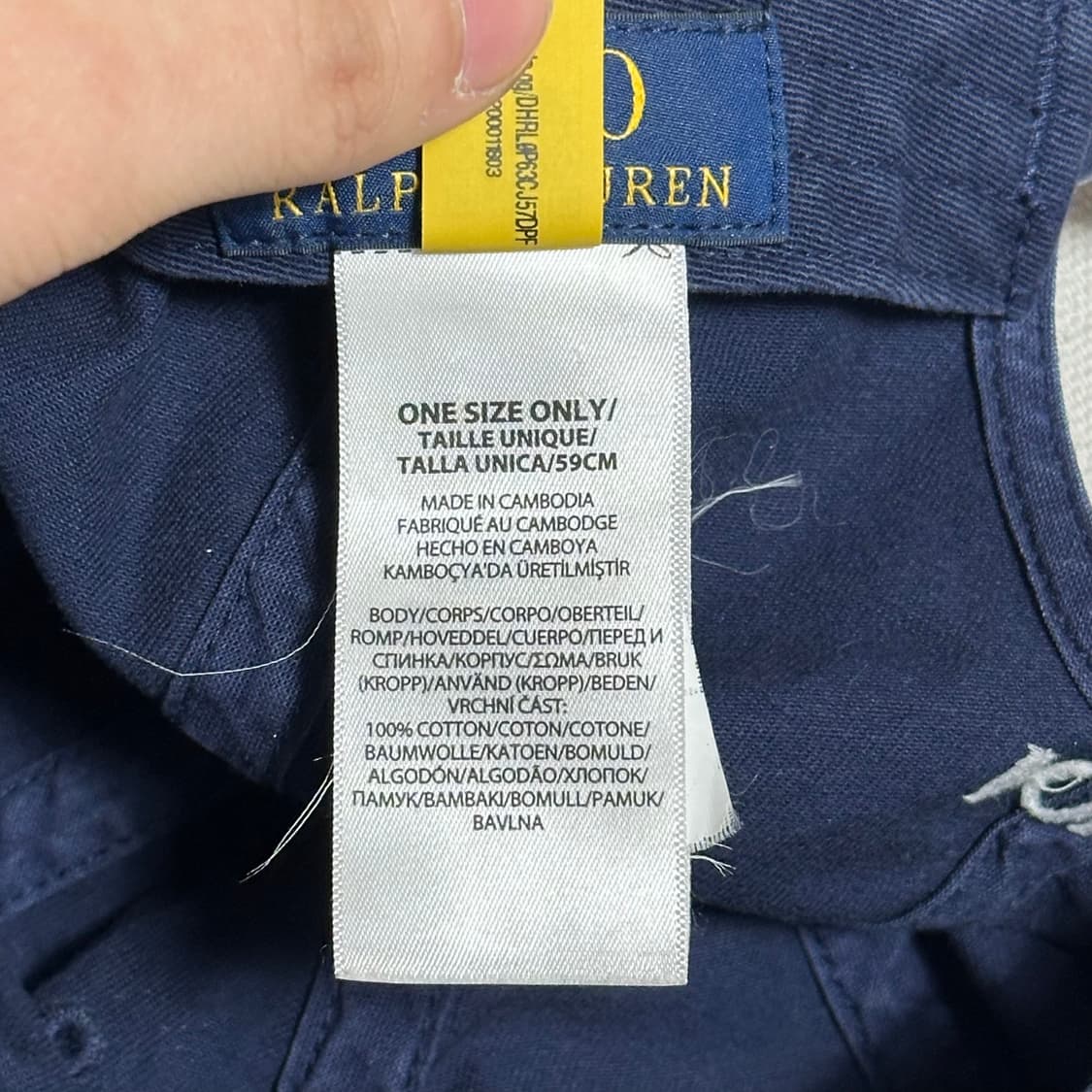 OS 폴로랄프로렌 네이비 볼캡 상품이미지6