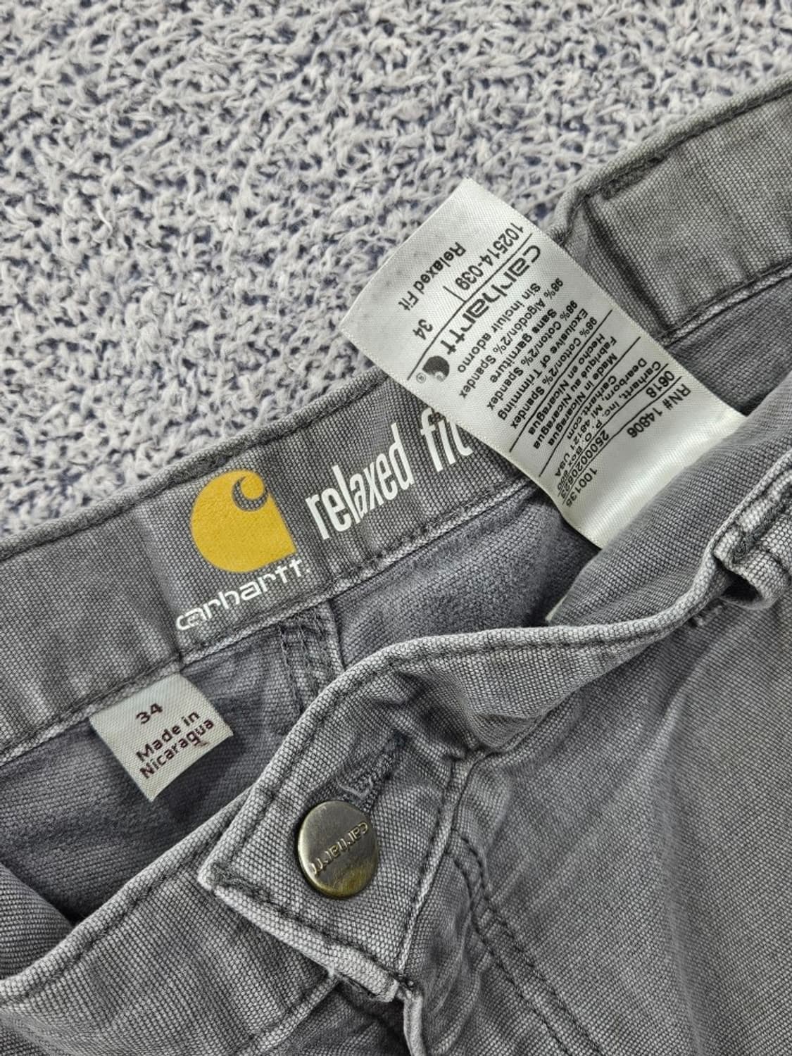칼하트 카펜터 워크 쇼츠 반바지 ( 34" ) / 11977 상품이미지7