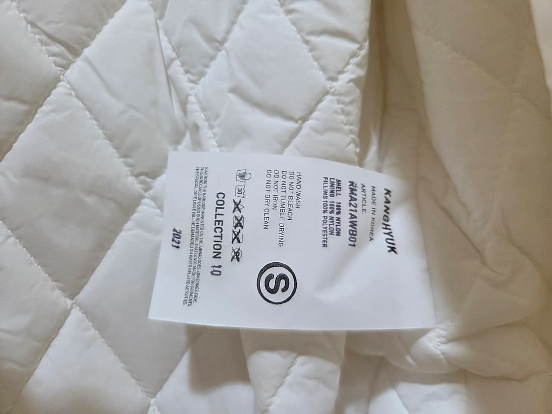 강혁 에어백 봄버 자켓 S사이즈 새상품 상품이미지4