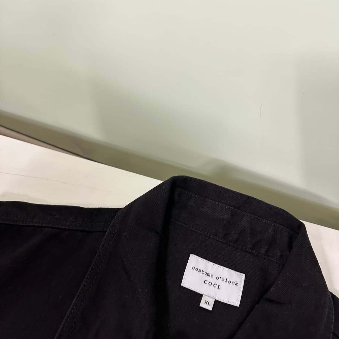 XL 커스텀어클락 오버핏 블랙 데님자켓 상품이미지4