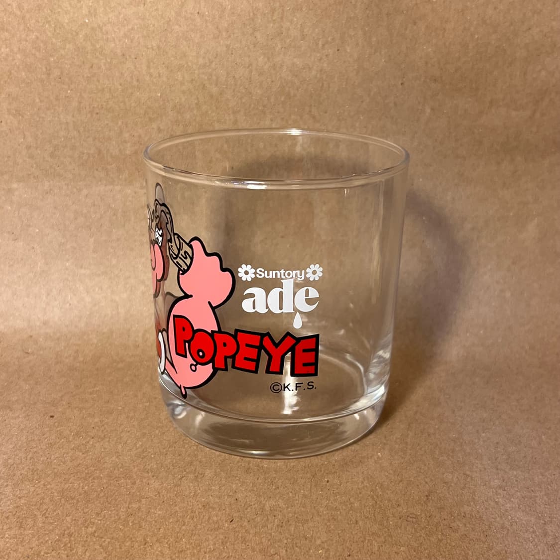 Suntory ade × Popeye 유리컵 상품이미지5