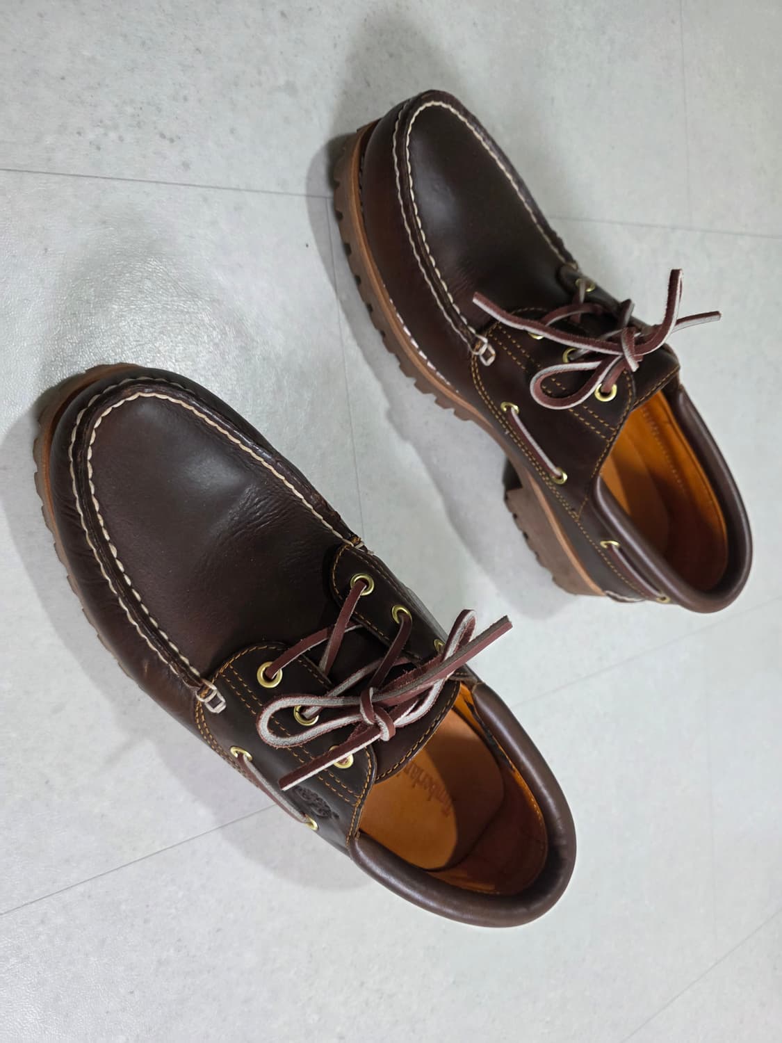 팀버랜드 3아이 보트 슈즈 브라운 290 상품이미지2