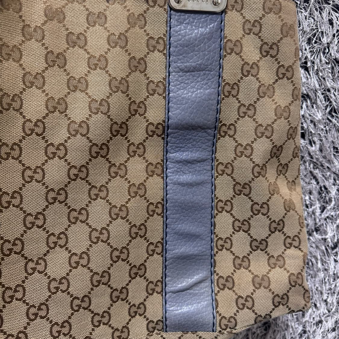 구찌 GG 캔버스 뱀부 숄더백 상품이미지9