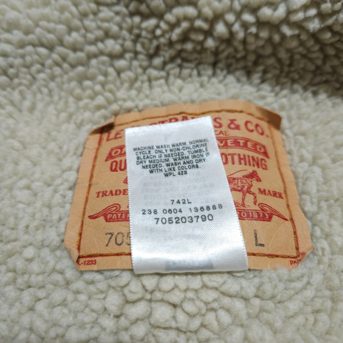 리바이스) L 남자 쉐르파 데님트러커자켓  올드스쿨/ 왕눈이샵 상품이미지10