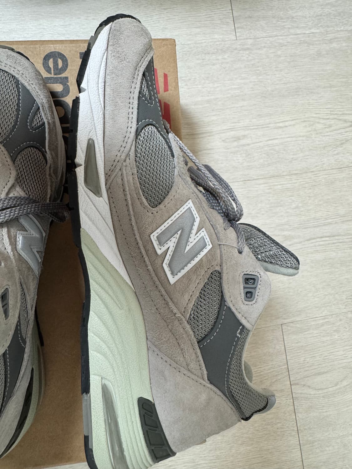 뉴발란스 코리아 991 그레이 275 단시간 1회착 상품이미지8
