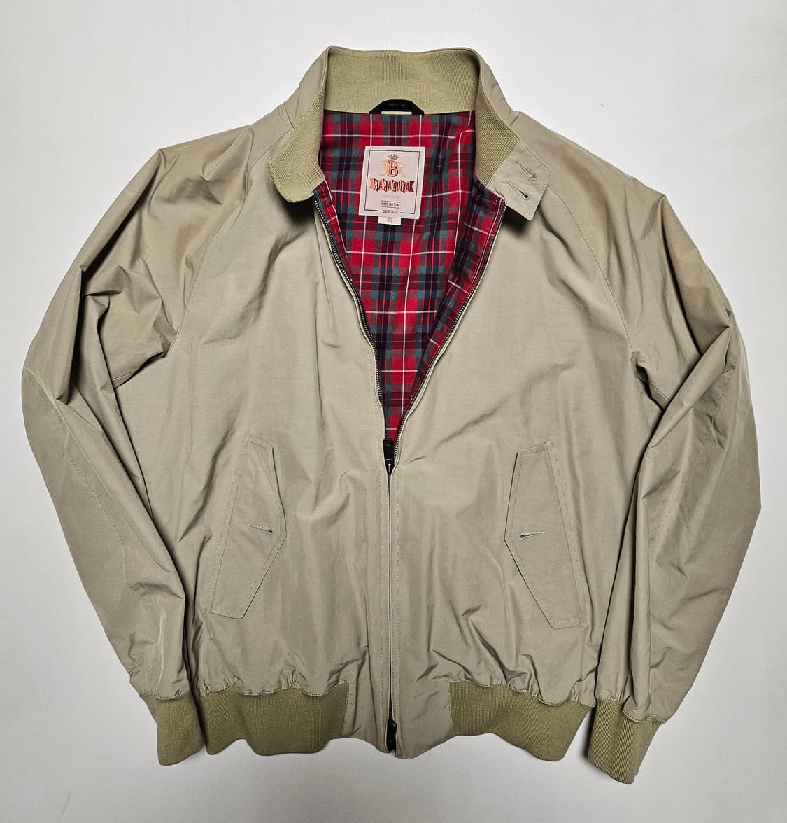 바라쿠타 24FW 내추럴 G9 해링턴 자켓 46사이즈 상품이미지1