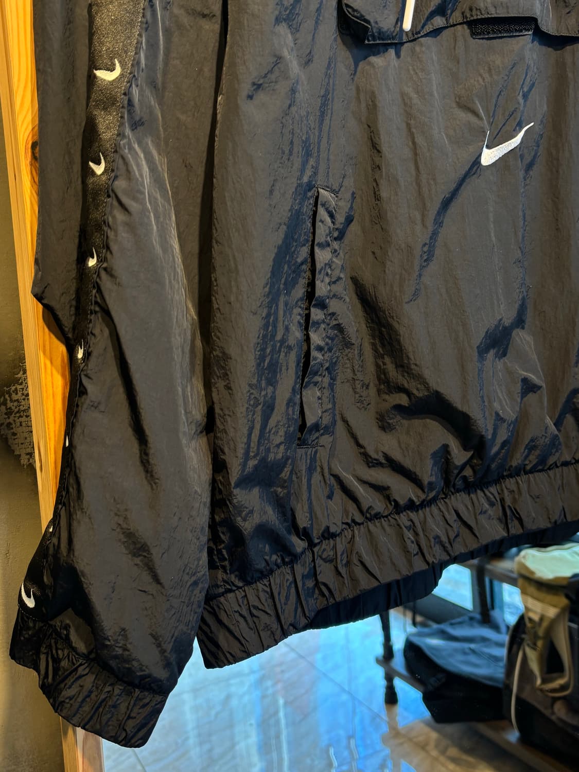 나이키 스우시 블랙 아노락 XL 상품이미지4