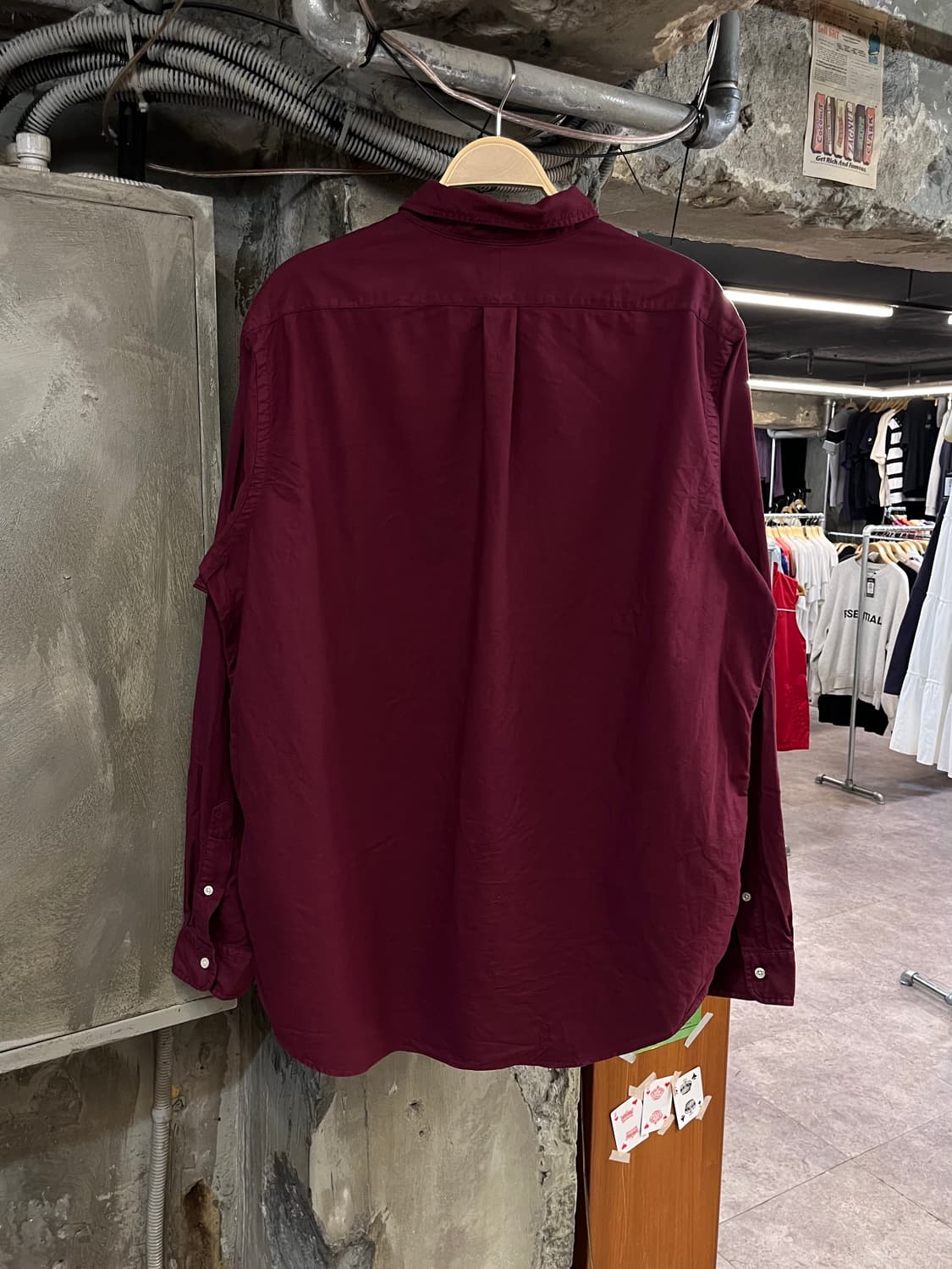 폴로 랄프로렌 셔츠 버건디 2XL #csz1101 상품이미지2