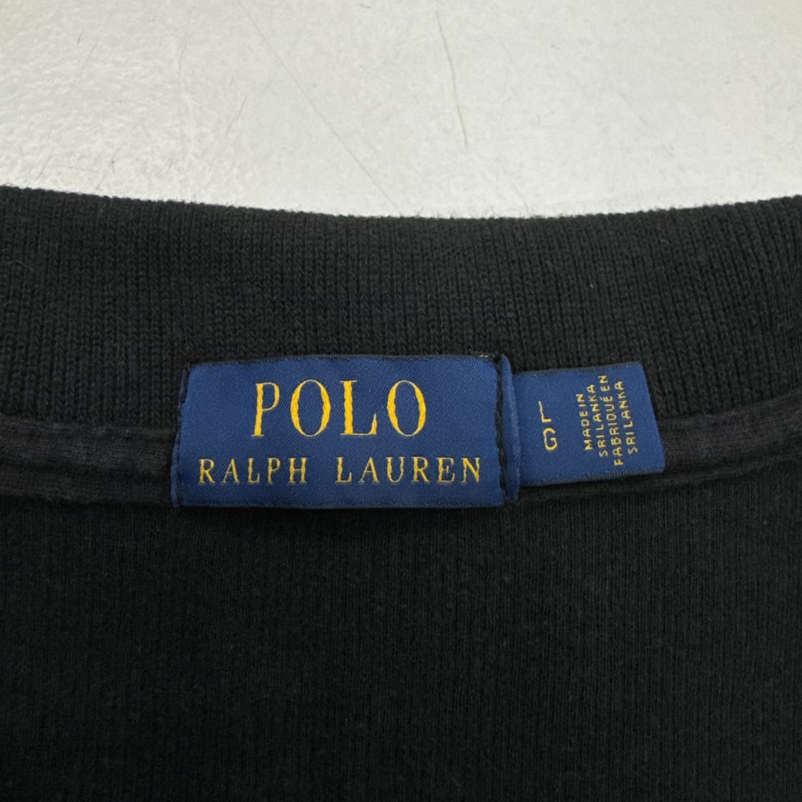 폴로 신형 포니 아노락 반집업 니트 블랙 상품이미지4