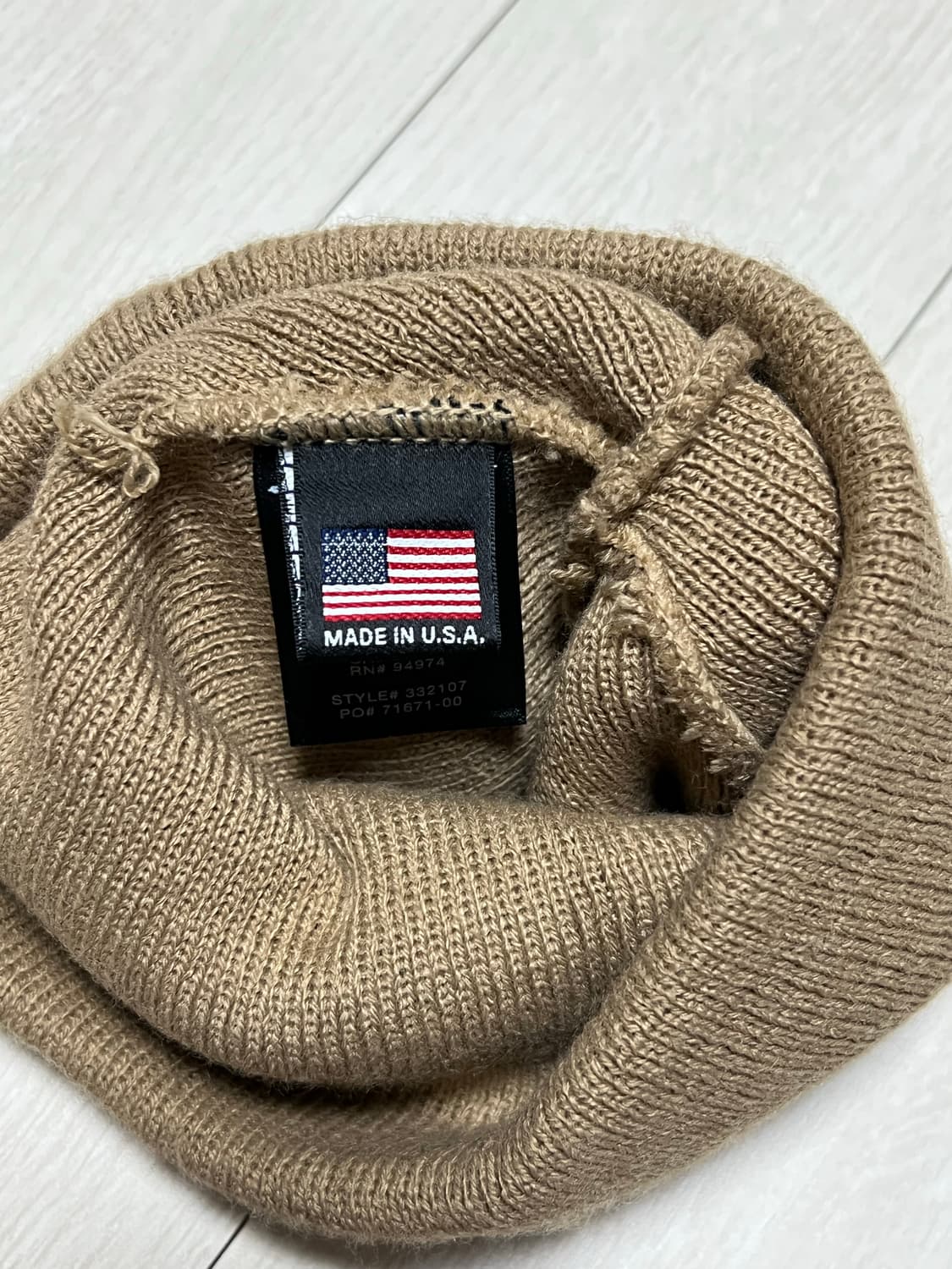 메이드인USA스투시샌드스몰로고비니 상품이미지4