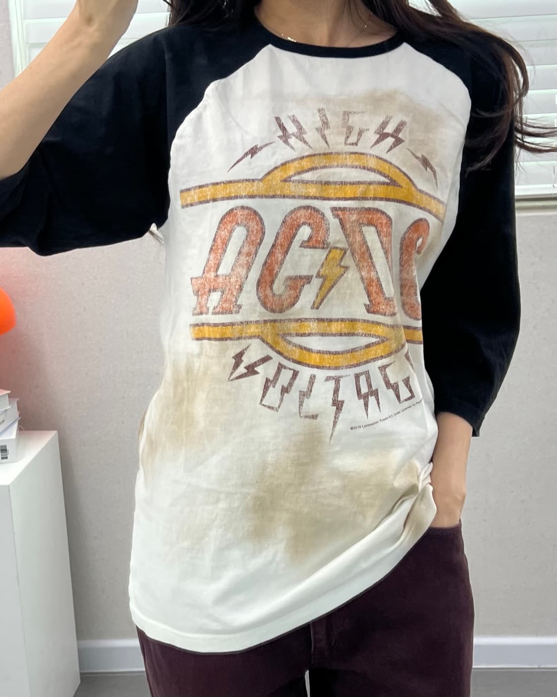  (WOMEN)ACDC 커스텀 긴팔-M1838 상품이미지1