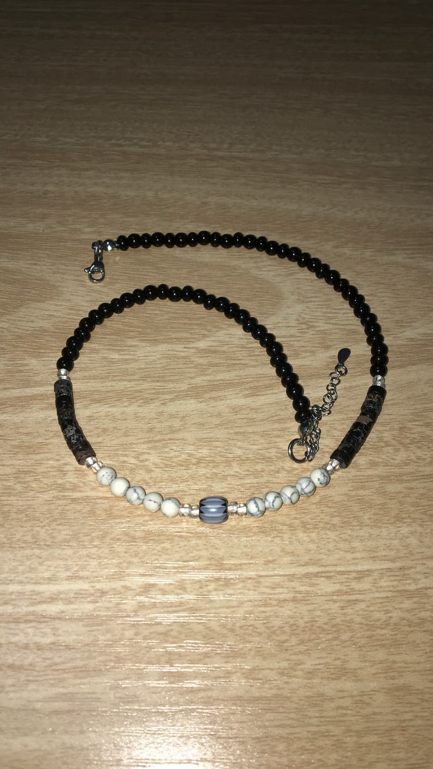 원석 비즈 목걸이 상품이미지1