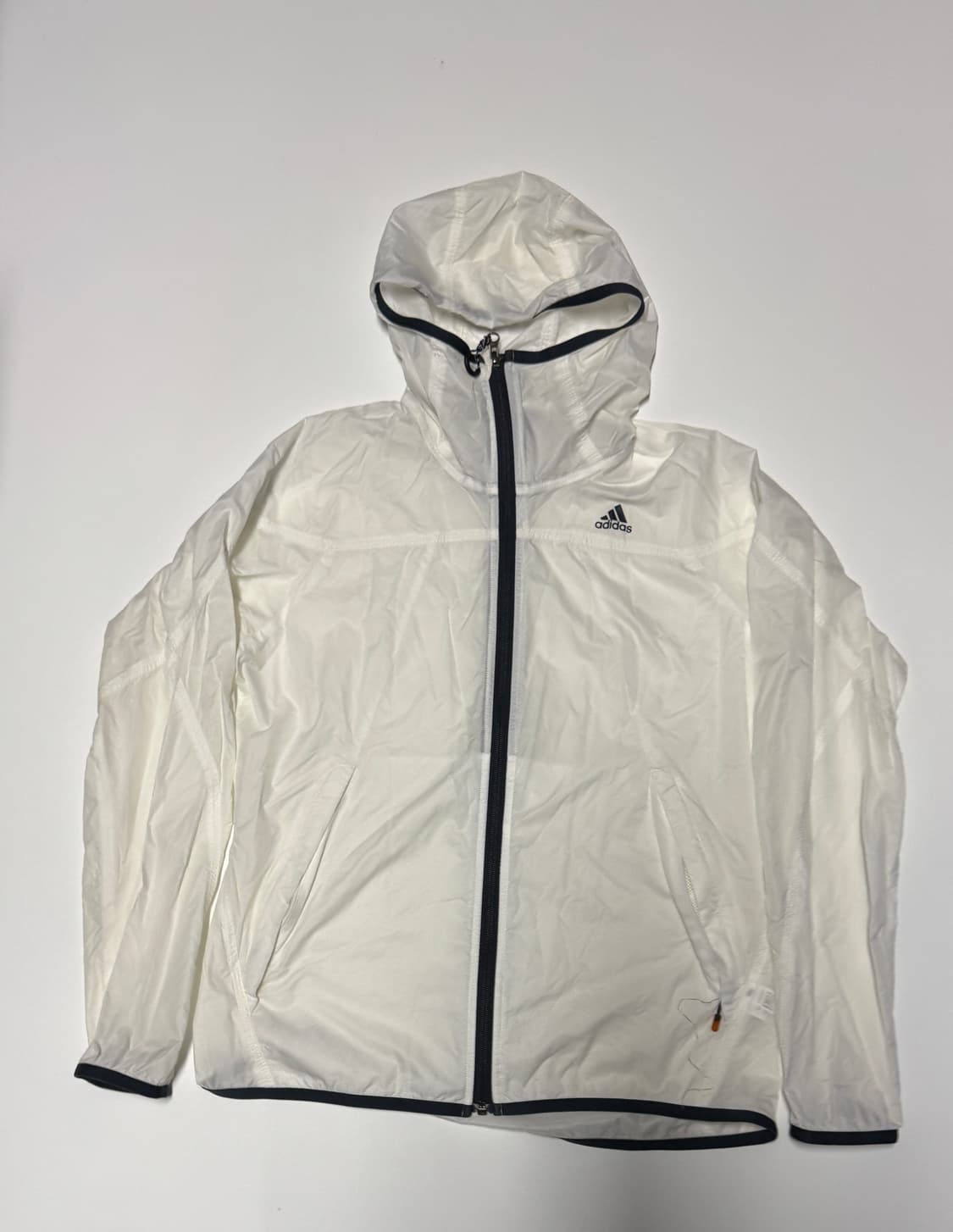 여성 아디다스 올드스쿨 초경량 가벼운 니일론 바람막이 S 상품이미지1