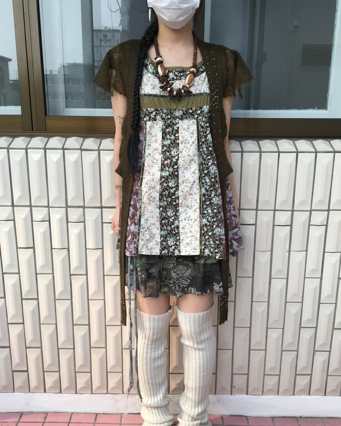 Cubic point tied knit cardigan 상품이미지6