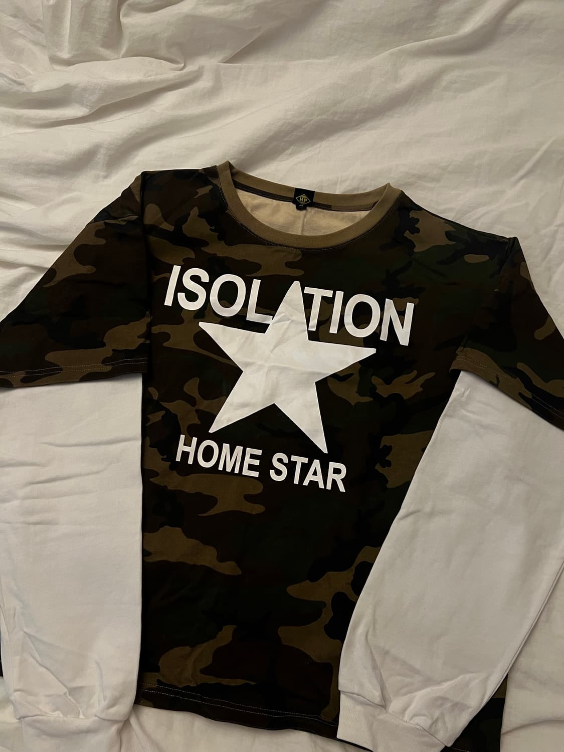 ihp 카모 레이어드 티셔츠 M 상품이미지4