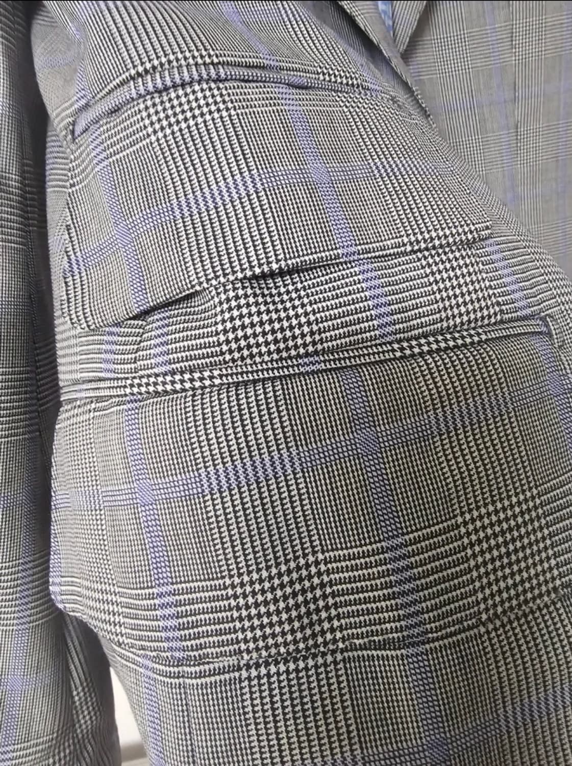 톰포드 체크 블레이저쟈켓(48r/100/에르메스타이포함) 상품이미지6