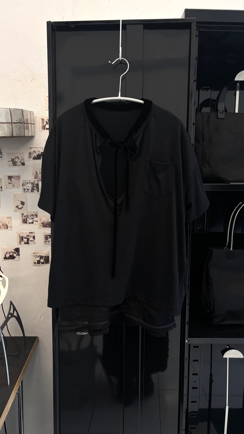 Sacai lace layered top set 상품이미지5