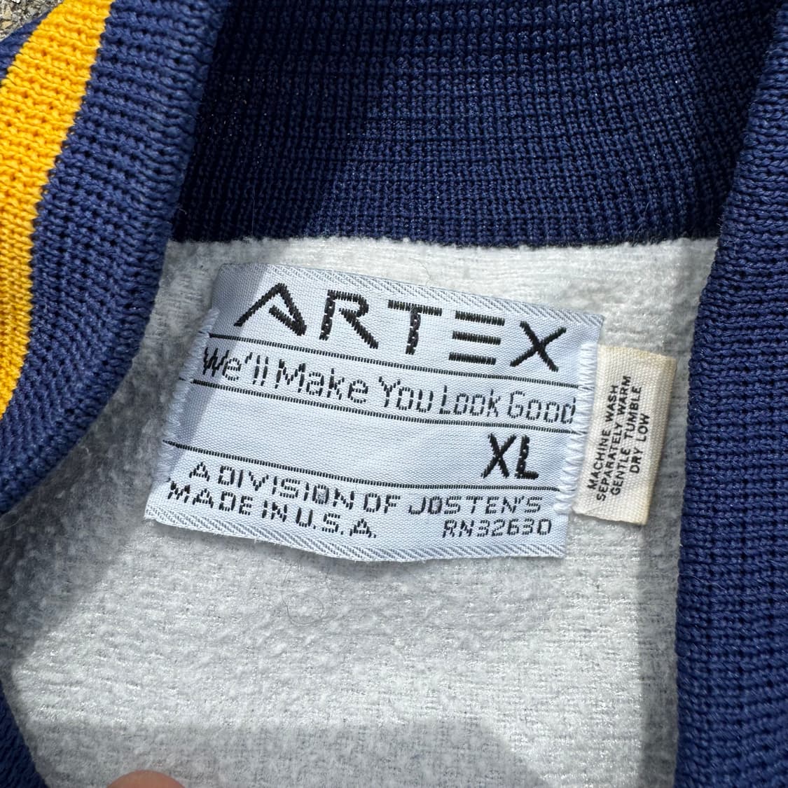 [XL] 90s Artex Bunker Hill 사틴 자켓 상품이미지7