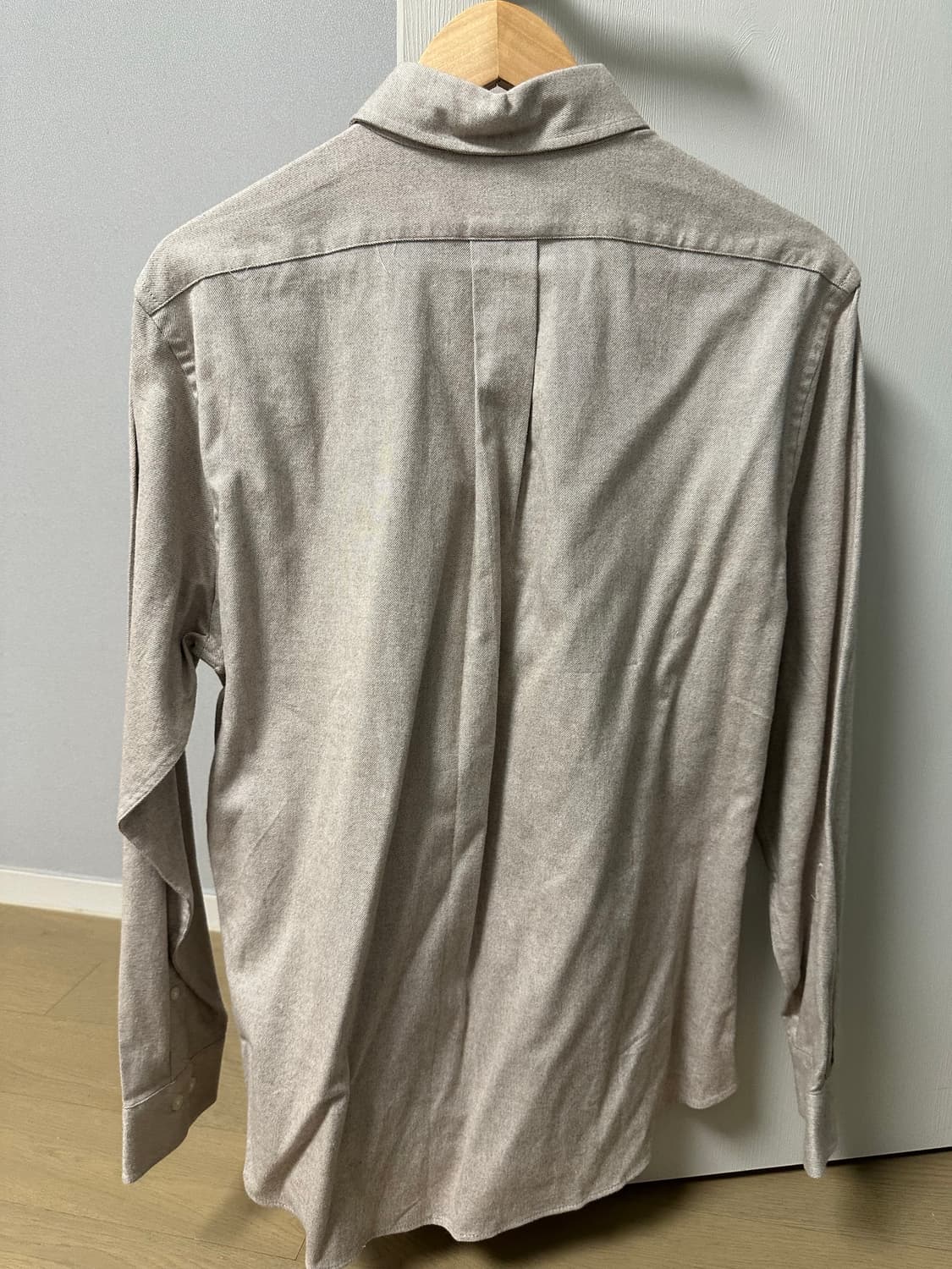 브룩스브라더스 베이지 플란넬 셔츠[L] 상품이미지3