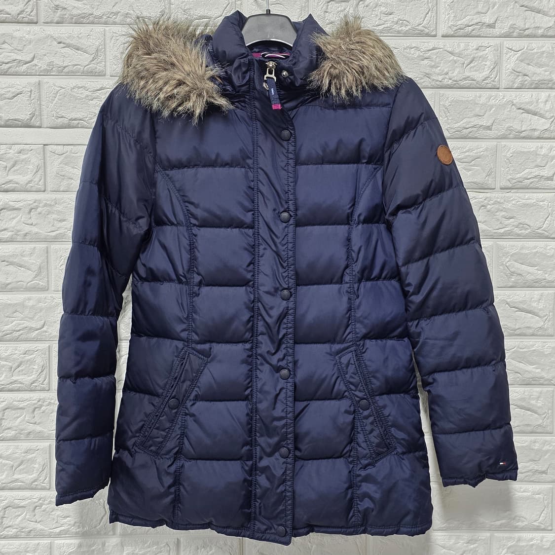 택포// 타미힐피거 네이비 패딩 S 상품이미지1