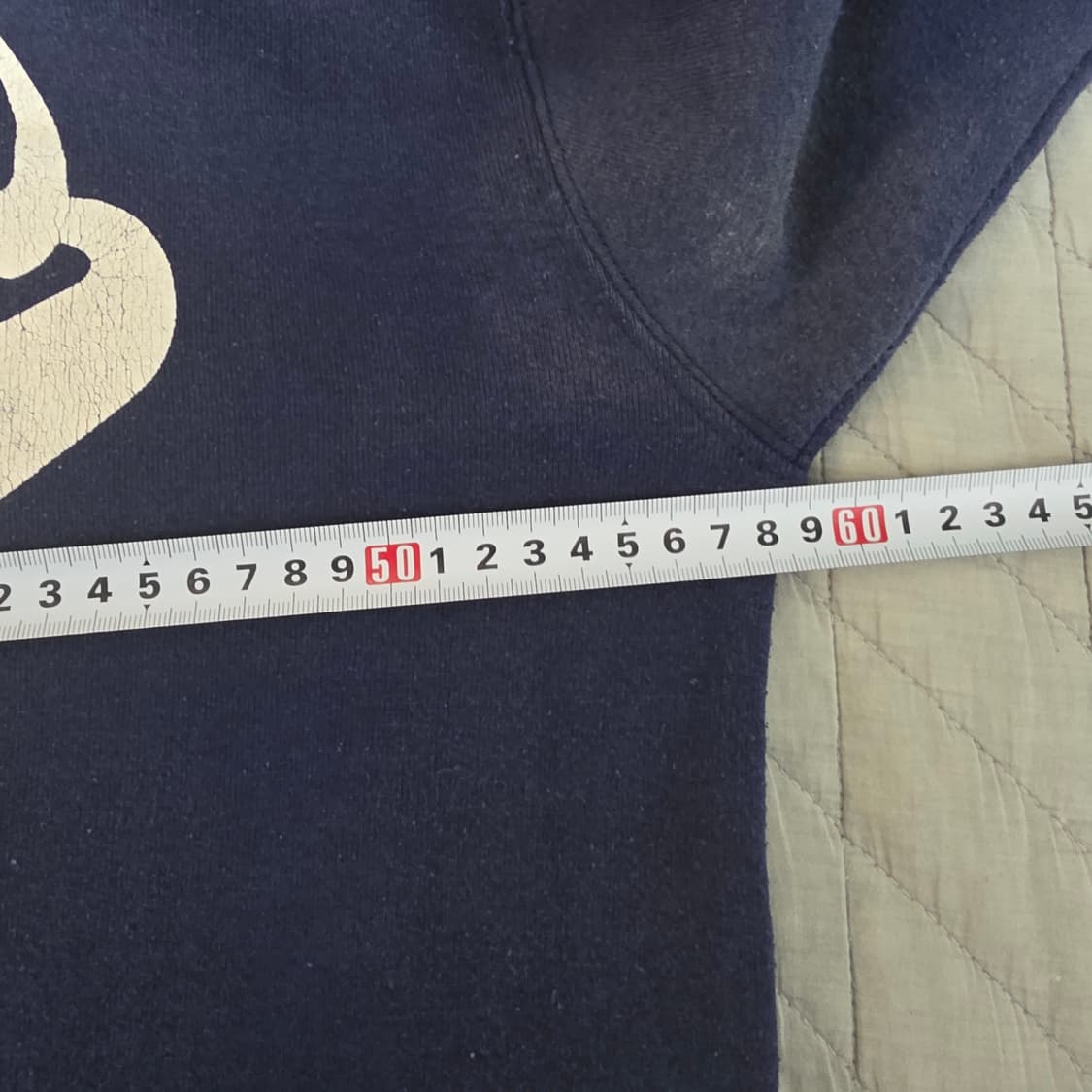 [XL] 80s 러셀 애슬레틱 썬페이드 트래쉬드 네이비 후드티 상품이미지8