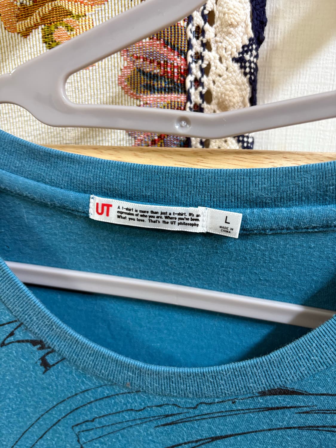 ut 스카이블루 나루토 반팔 티셔츠 상품이미지3