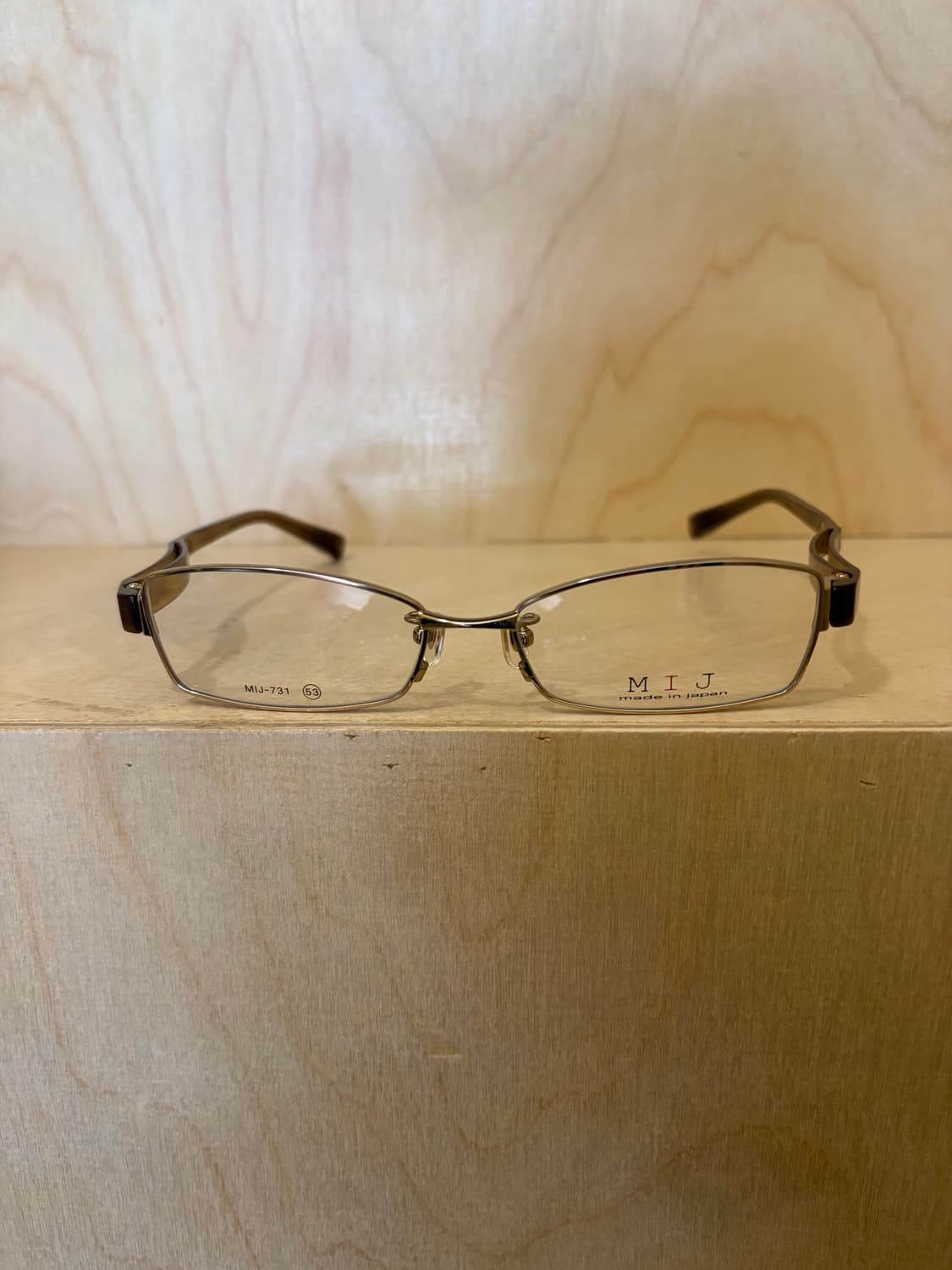 MIJ 골드 메탈 안경 상품이미지1