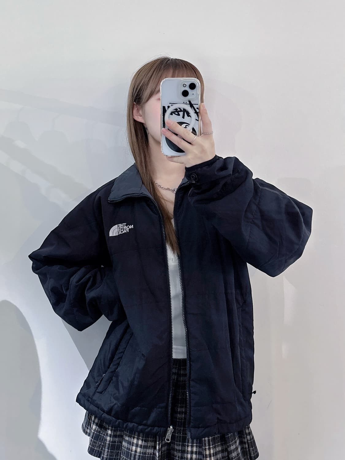 노스페이스 블랙 다운 경량 패딩 상품이미지2