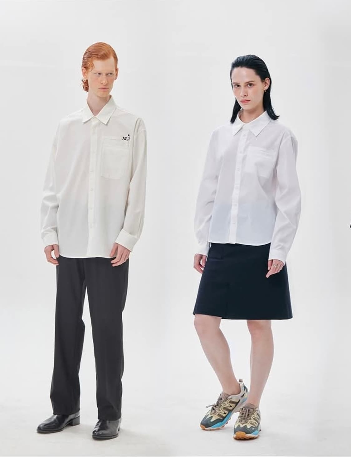 MONAMI x 이상봉 23ss 153 자수 빅카라넥 셔츠 S 상품이미지1